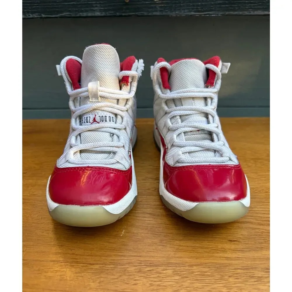 Air Jordan 11 Retro Cherry 2022 PS Kids Size 13C Red White 378039-116